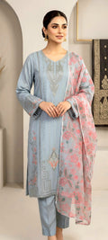 3Pcs Long Shirt Causal/Fancy Wear